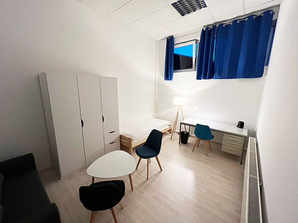 Campus Baden Student Residence – Wohnraumansicht