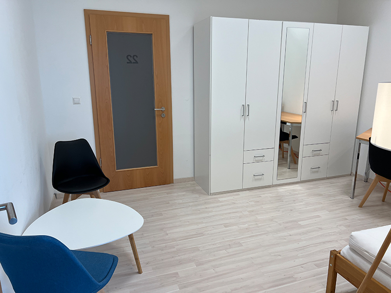 Campus Baden Student Residence – Wohnraumansicht